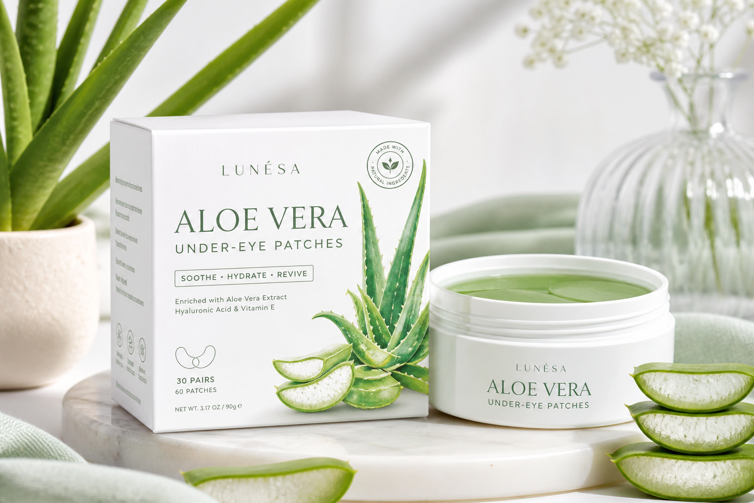 Patchs sous les yeux Aloe Fresh